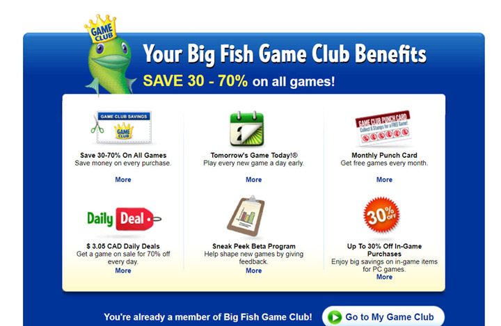 close big fish games account